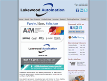 Tablet Screenshot of lakewoodautomation.com